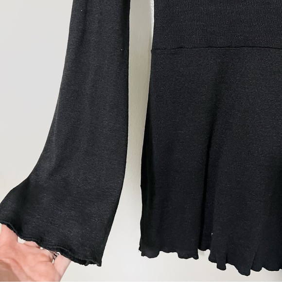 Michael Stars Vintage Y2K Babydoll Long Sleeve Tunic Dress Top Sz O/S - Picture 2 of 7